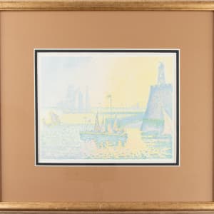 Le Soir, Abend - La Jetee de Flessingue by Paul Signac