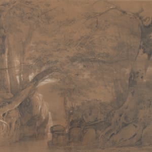 Trees on a River by Jules Coignet  Image: Jules Coignet, Trees on a River, c. 19th century