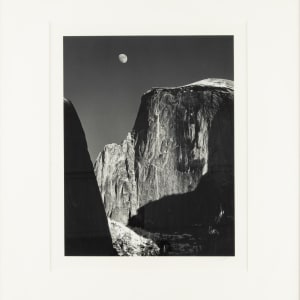 Moonrise and Half Dome by Ansel Adams