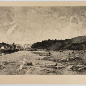 Landscape by Emile Florentin Daumont