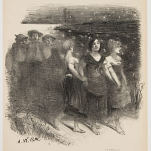 La Promenade by Adolphe Willette