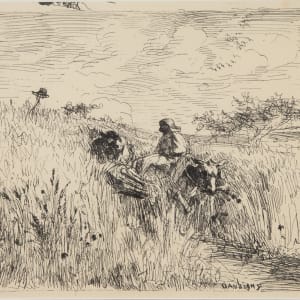 Sentier Dans Les Bles (Path in the Cornfield) by Charles-Francois Daubigny  Image: Charles-Francois-Daubigny, Sentier Dans Les Bles (Path in the Cornfield), 1921