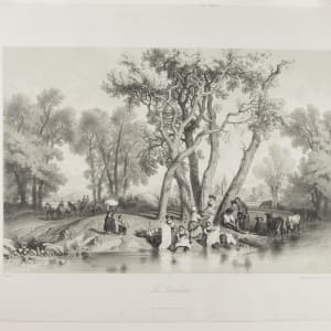 Les Lavandieres by Francois Fortune Ferogio