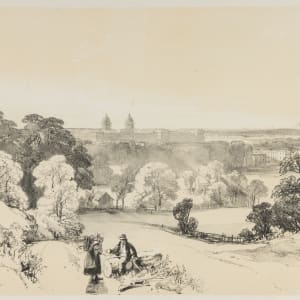 Greenwich by James Duffield Harding  Image: James Duffield Harding, Greenwich, 1835