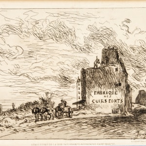 Demolitions de la rue des Francs-Bourgeois Saint-Marcel (The Demolition of the Street of Francs-Bourgeois Saint-Marcel) by Johan Berthold Jongkind  Image: Johan Bethold Jongkind, Demolitions de la rue des Francs-Bourgeois Saint-Marcel (The Demolition of the Street of Francs-Bourgeois Saint-Marcel), 1873