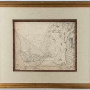 Italian Landscape by Edouard Bertin