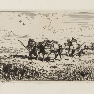 The Ox-Cart by Charles-Emile Jacque  Image: Charles-Emile Jacque, The Ox-Cart, c. 19th century