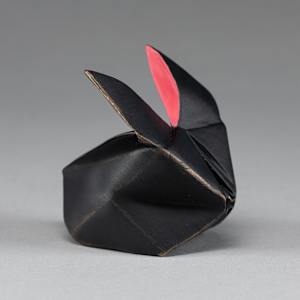 Black Rabbit, Bronze Rabbit, & White Rabbit by Kevin Box Studio  Image: Black Rabbit - mini