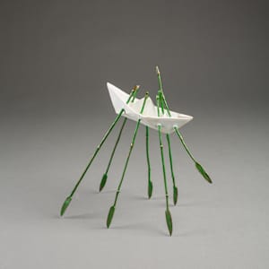 Life Boat maquette by Kevin Box Studio