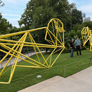 Crease Canaries (triptych) by Kevin Box Studio, Image 1.