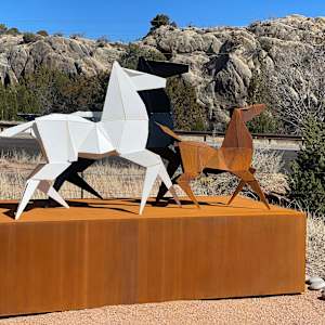 Iron Horses maquette by Kevin Box Studio 