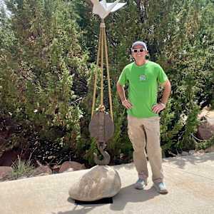 Lifting Peace Crane by Kevin Box Studio 