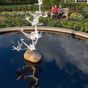 Rising Cranes OiG monument by Kevin Box Studio, Image 3.