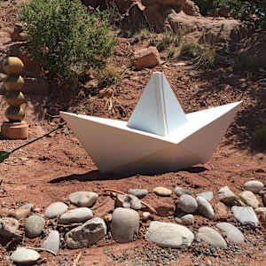 Paper Navigator garden-size large by Kevin Box Studio 