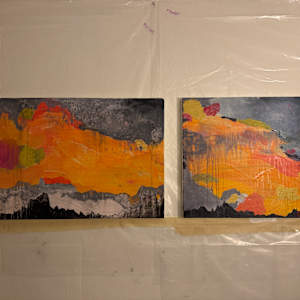 Sand Hills Under Rain by Chris Pero  Image: In studio