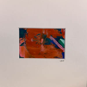 Canyon Wind by Chris Pero  Image: Matted at 6 x 6" ready to go in a frame