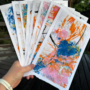 Lemonade Pinwheel FRAMED by Chris Pero 