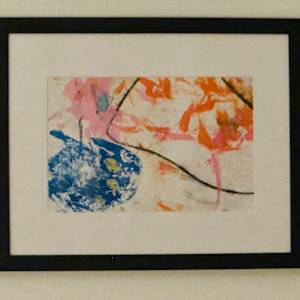 Lemonade Pinwheel FRAMED by Chris Pero  Image: Framed and ready to hang!
