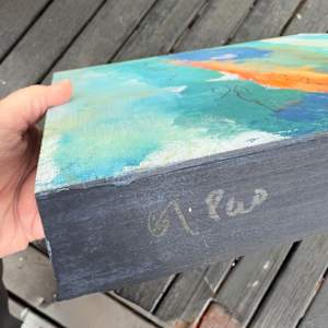 The Hot King Tide Breaks by Chris Pero  Image: Side view