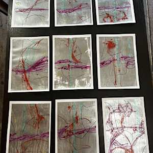 Effervescent 7, 8 and 9 by Chris Pero  Image: All 9  together. 