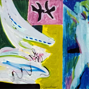 Untitled ( Abstract With Figure ) by Byron Gardner