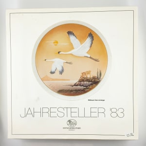 HUTSCHENREUTHER Collectors Plate " Jahresteller 1983" by Hans Achtziger 