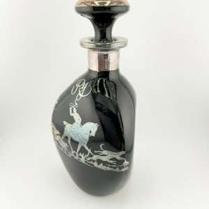 Decanter With Silver Overlay 
