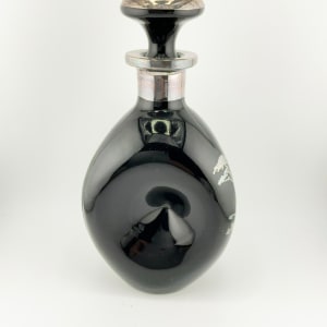 Decanter With Silver Overlay 