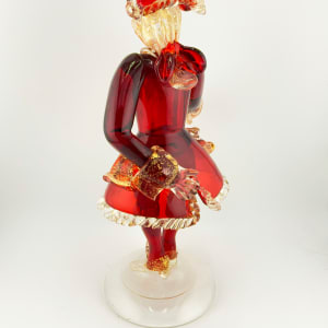 Pair of Venetian Murano Art Glass Figurines 