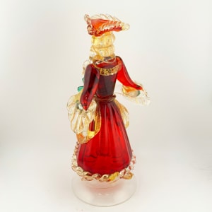 Pair of Venetian Murano Art Glass Figurines 