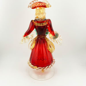 Pair of Venetian Murano Art Glass Figurines 
