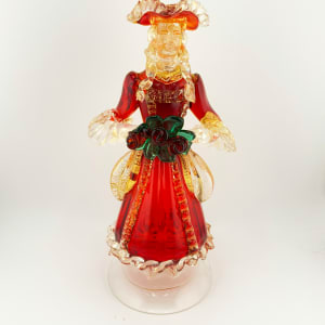 Pair of Venetian Murano Art Glass Figurines 