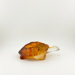 Lalique Crystal Turtle Sculpture 