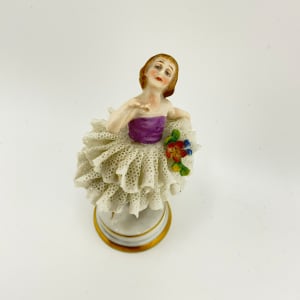 Muller & Co. Porcelain Lace Figurine "Ballerina" 