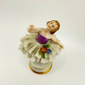 Muller & Co. Porcelain Lace Figurine "Ballerina" 