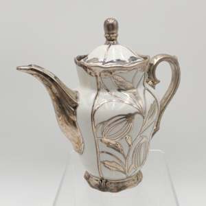 DEUSCH & CO. Coffee Pot, Sugar, Creamer, Cups and Saucer Set 