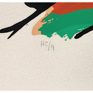 Runner on Brown by Peter Max 