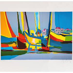 Les Bateaux Jaunes by Marcel Mouly, Image 2.