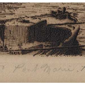 Pont Marie, Paris by Alonzo C. Webb, Image 2.