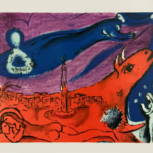 La Bastille (The Bastille) by After Marc Chagall
