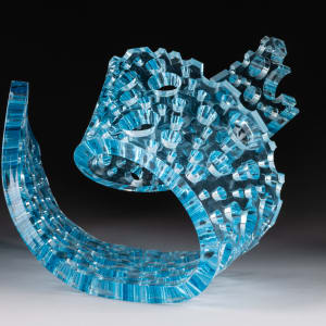 Blue Gyre IV by Michael Enn Sirvet  (Sirvet Studios LLC)  Image: Blue Gyre III - view #2