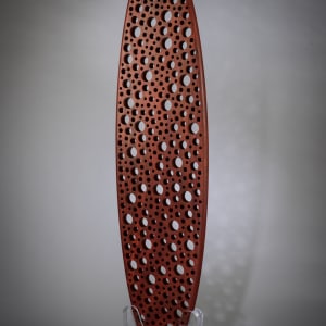 Harbinger - Padauk by Michael Enn Sirvet  (Sirvet Studios LLC)  Image: Padauk Harbinger - angled view