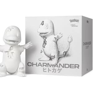 Daniel Arsham x Pokemon Crystalized Charmander Figure (white) by Daniel Arsham