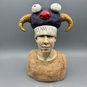 Purple Monster Hat by Jeanine Pennell