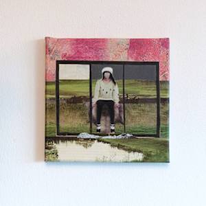 Keep going to the river by Roswitha Mueller Rohschnitt-Collagen