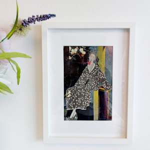 Dreaming by Roswitha Mueller Rohschnitt-Collagen