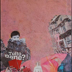 Tutto bene ? by Roswitha Mueller Rohschnitt-Collagen, Image 2.
