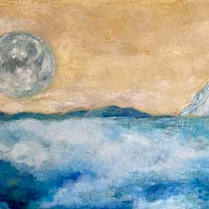 The Nighthawk (Mt. Rainier) by Denita Benyshek  Image: Detail.