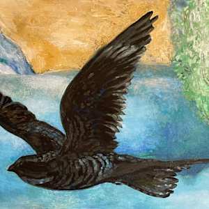 The Nighthawk (Mt. Rainier) by Denita Benyshek  Image: Detail