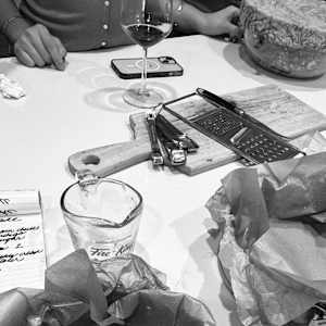 Cooking class, Spanish manchego cheesecake - series by Denita Benyshek, Image 7.